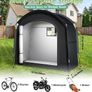 Bike Shed for 1 2 Bikes, 200 80 165cm Shed and Outdoor Storage  Portable 210D Oxford,Waterproof Anti-UV Cover Shelter Bike Storage with Ventilated Window for Garden Tool,Mower,Toys, Bicycle Image 3