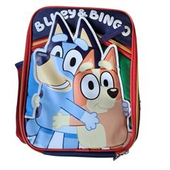 Bluey and Bingo Insulated Lunch Box/Tote, NWT