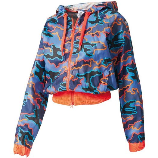 adidas STELLASPORT Camo Jacket - Blue | Adidas Women Training SIZE S BNWT