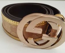 Original Gucci Golden with Bucci Buckle Ladies Belt