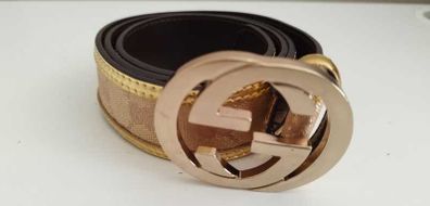 Original Gucci Golden with Bucci Buckle Ladies Belt