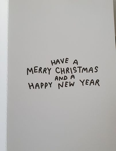 A Large Christmas Card - Read Carefully - #
