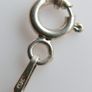 Vintage 925 Sterling Silver heart pendant necklace, length 16" - 2.0g Image 6