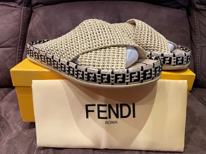 Fendi Sandals Nero+multicolor