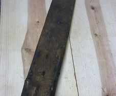 Old wooden saddle makers clamp