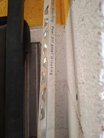 Silver tile trim 12.5mm