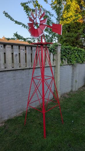 Garden windmill ornament