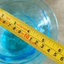 Hazel  Blue Small Glass Bowl as trinklet dish. Image 2