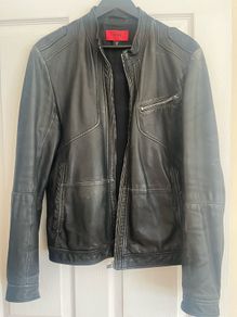 HUGO by Hugo Boss Leather Jacket (Size M)