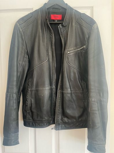 HUGO by Hugo Boss Leather Jacket (Size M)