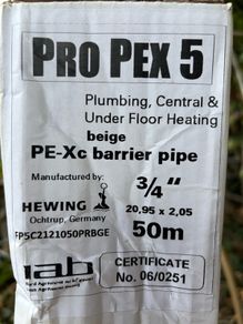 50m roll of 3/4 Qualpex
