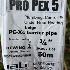 50m roll of 3/4 Qualpex