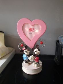 vintage mickey and minnie mouse photo frame