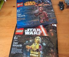 Lego star wars sw0456 tc-4 + red arm c-3po sealed polybags