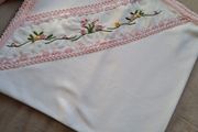 Handmade Traditional Madeira Embroidered Baby comfort  100% Cotton