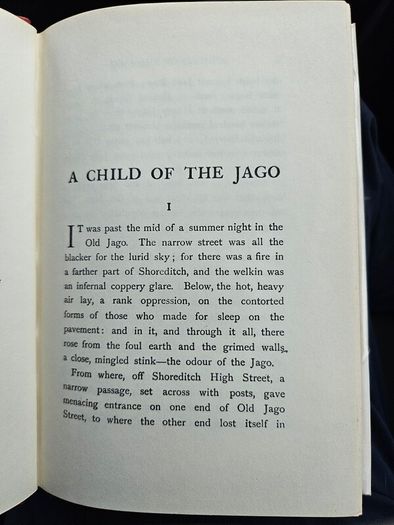 A Child Of Jago. Second Edition Hardback With Dustjacket In Good Condition. See Photos For Same.