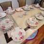 222 Fifth Fine Bone China Floral Dinner Set + Matching Mugs & Accessories Image 4