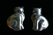 Vintage Sterling Silver 925  Earrings 2,13g
