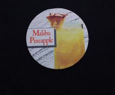 Malibu Pineapple - Beer Mat/Coaster
