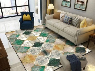Rugs Living Room 80 X 160cm Floor Rug Moroccan Geometric Area Rugs ...