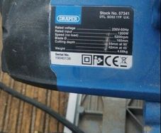 Draper 1200W 165MM Plunge Saw With Rails