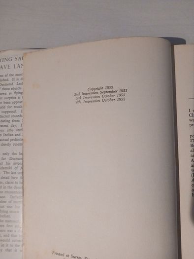 Flying Saucers Have Landed by Desmond Leslie & George Adamski 1953 Edition