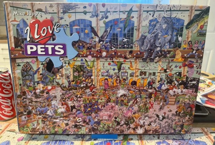 Gibsons Mike Jupp I love pets 1000 pieces jigsaw puzzle