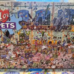 Gibsons Mike Jupp I love pets 1000 pieces jigsaw puzzle