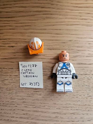 lego sw1277 clone captain vaughn, set 75359
