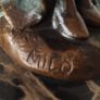 Miguel Lopez (1955) Lady In A Dress (32cm) - Patinated Bronze, Marble (Signed) Image 9