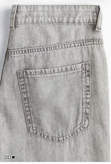 H&M Grey Sweatshirt XL and Grey Wide Leg Jeans UK 14