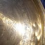 Beautiful Rare Old Very Large Brass Engraved Islamic Tray Image 4
