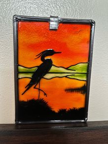 2 Stained Glass Decorations