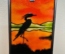 2 Stained Glass Decorations