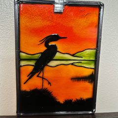 2 Stained Glass Decorations