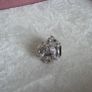 Pandora wise Owl graduation charm sterling silver with blue crystal Image 5