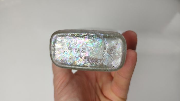 415 - Vintage Bottle with Glass Disease