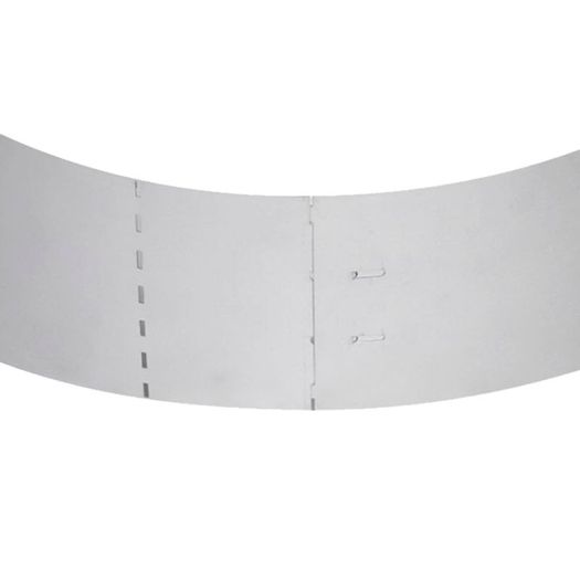 Lawn Fence 20 pcs Galvanised Steel 100x20 cm