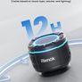 Shower Speaker Bluetooth FM Radio IPX7 Waterproof 12H Playtime RGB Lights Portable Speakers Wireless Bluetooth Mini Speaker with Suction Cup Hook for Bathroom Party Travel Outdoor Image 4