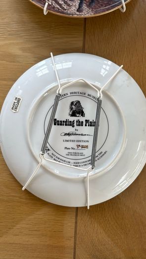 6 Franklin Mint limited edition collector plates