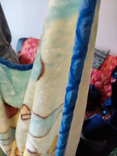 Thick kids fluffy blanket, new