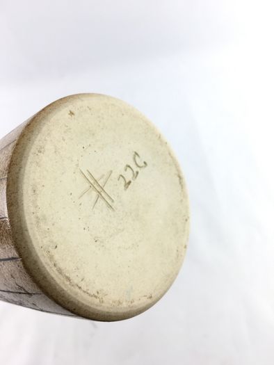 Vintage studio pottery bottle