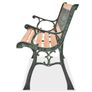 Garden Bench 122 cm Wood Image 2