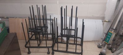Rug display stands