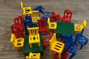 Chairs and tables stack game
