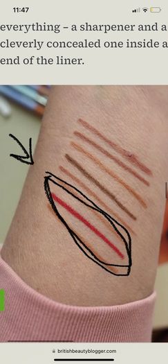 Kosas hotliner hyaluronic acid contouring lip liner in extra