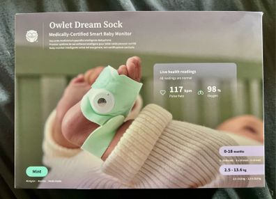 Owlet Dream Sock - Mint (Unused)