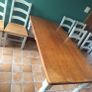 Dining table + 6 chairs Image 6