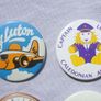 AIRLINES & AIRPORTS button badges x 4 different types (1980's / 1990's) Image 2
