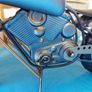 Ornamental Clock in the shape of a Motorcycle, from the Ashford Collection, working perfect and in excellent as new condition Image 10